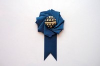 Perfect DIY Ribbon Boutonniere For A Groom