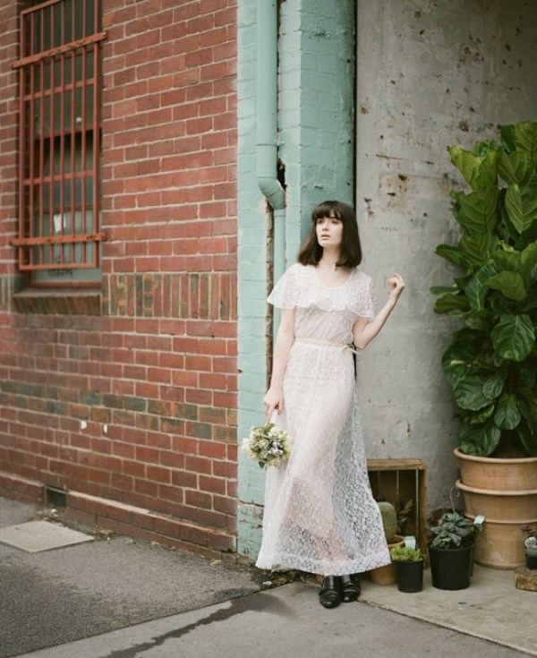 Picture Of botanical meets industrial bridal shoot at glasshaus nursery  13