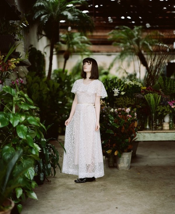 Picture Of botanical meets industrial bridal shoot at glasshaus nursery  19