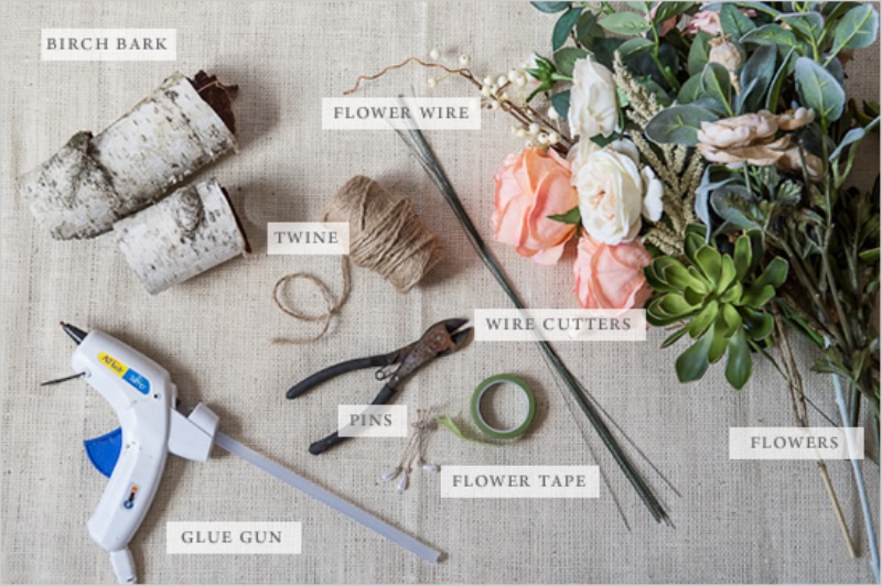 Picture Of diy faux flower wedding bouquet that looks like natural  3