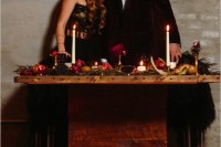 edgar-allen-poe-inspired-moody-black-gold-and-red-wedding-inspiration-7