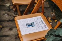 make your own newspaper wedding programs using a simple template and they will enliven and refresh your wedding