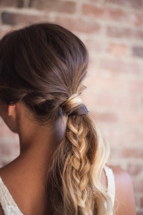 Relaxed Chic DIY Bohemian Braid And Makeup For A Bride