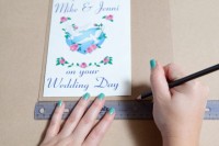 Cute DIY Wedding Card Mini-Album3