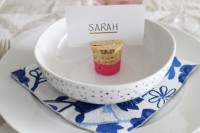 DIY Color Dipped Cork Place Card Holders 7