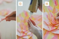 DIY Giant Standing Paper Flower For Your Wedding Decor12
