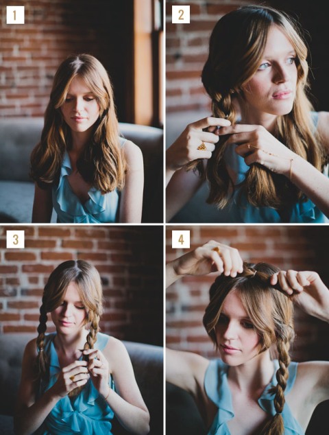 Gorgeous DIY Braided Hair Crown For Brides