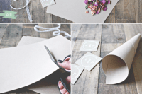Romantic DIY Burlap And Lace Wedding Petal Cones2
