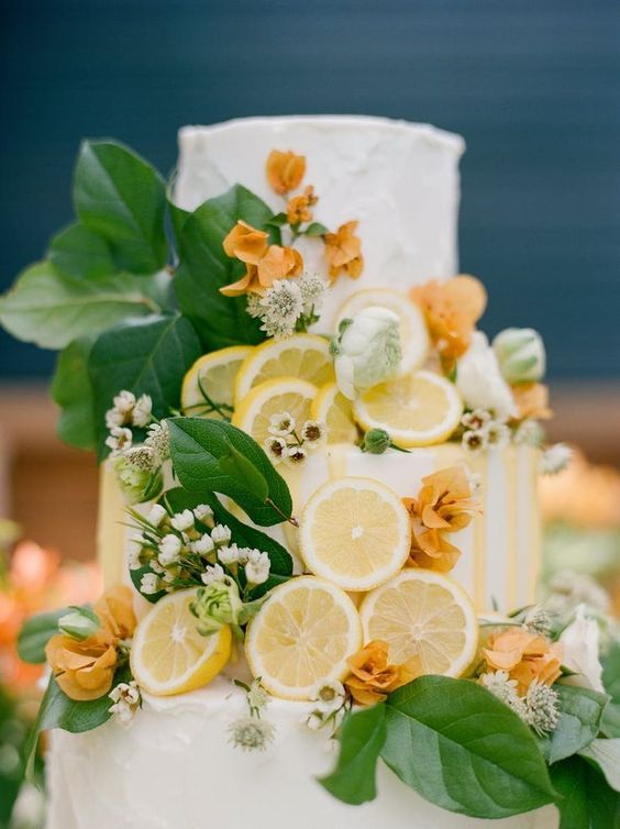 Raspberry Lemon Wedding Cake – Chateau Gateau
