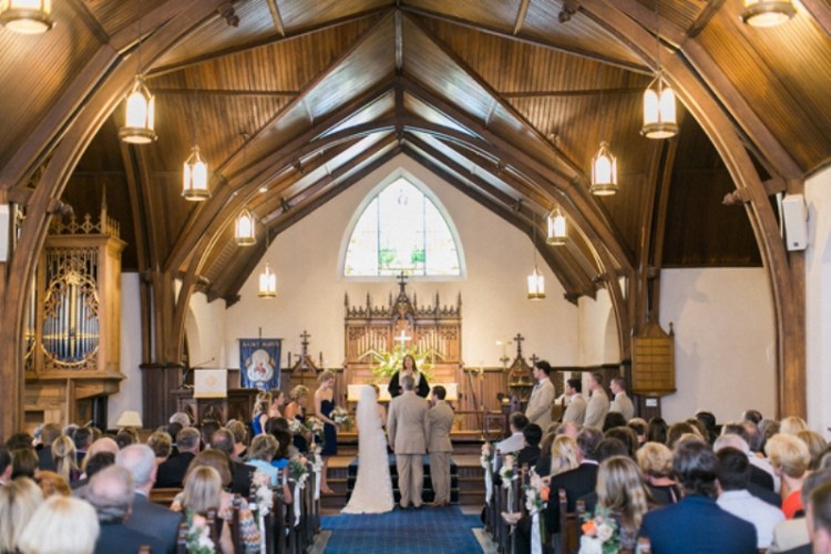 Intimate And Lovely Wedding At St. Mary’s School