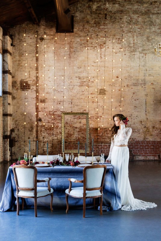 Jewel Toned Modern Industrial Wedding Inspiration