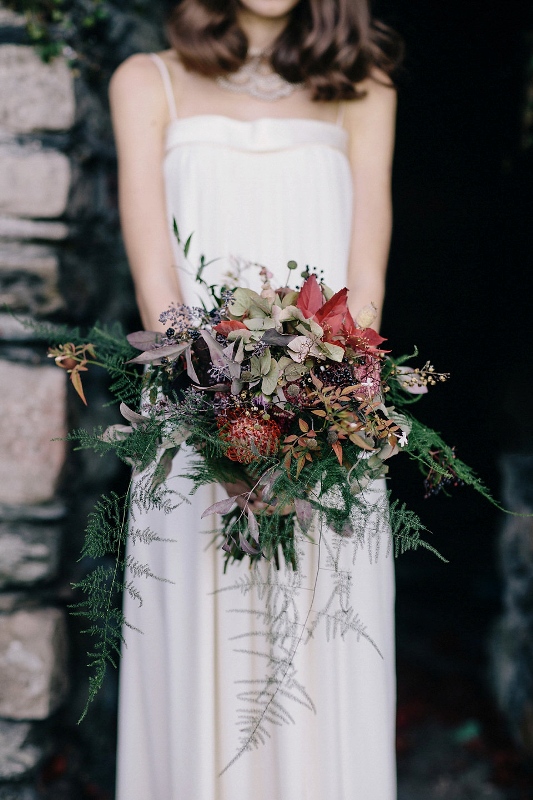 Laid Back And Scandinavian Inspired Autumn Bridal Shoot