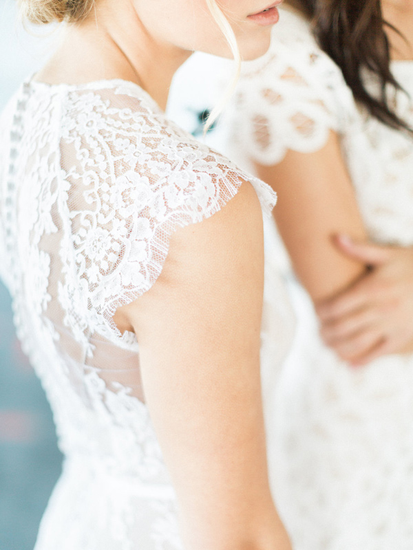 Monochrome White Bridal Look Inspiration