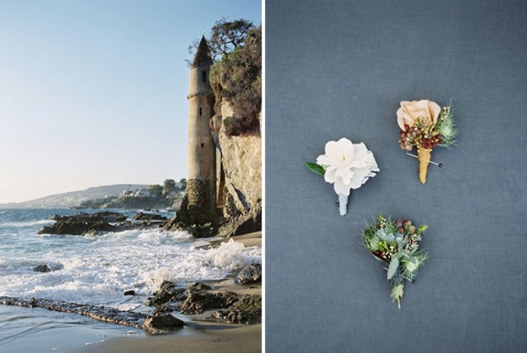 Rose Quartz And Serenity Beachside Wedding Shoot