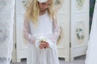 airy flower girl’s outfit