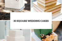 30 Gorgeous Square Wedding Cake Ideas 31