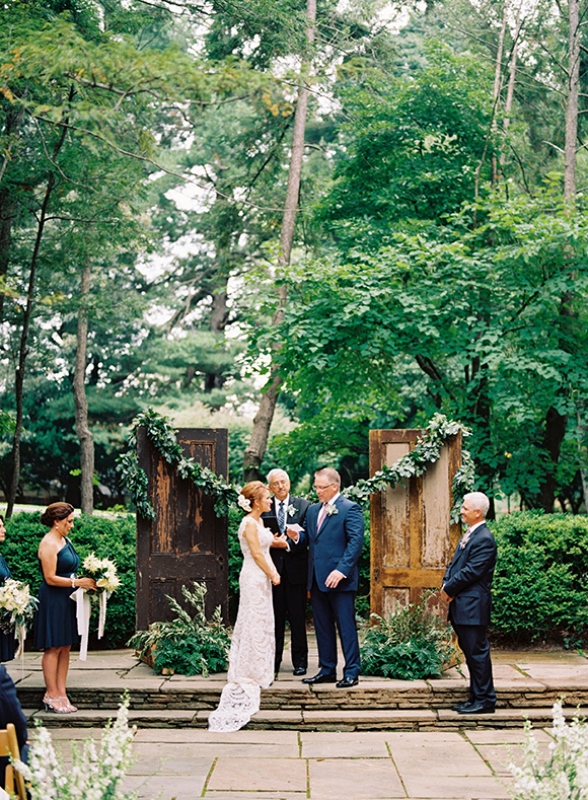 Picture Of elegant and romantic woodland wedding inspiration  12