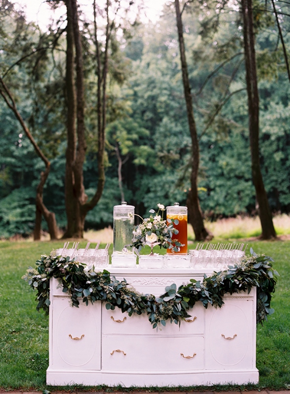 Picture Of elegant and romantic woodland wedding inspiration  6
