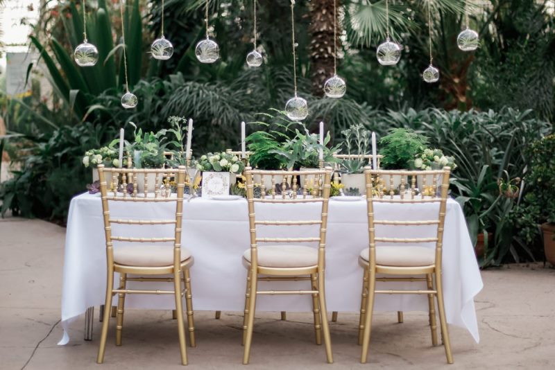 Picture Of romantic botanical greenhouse wedding inspiration  13