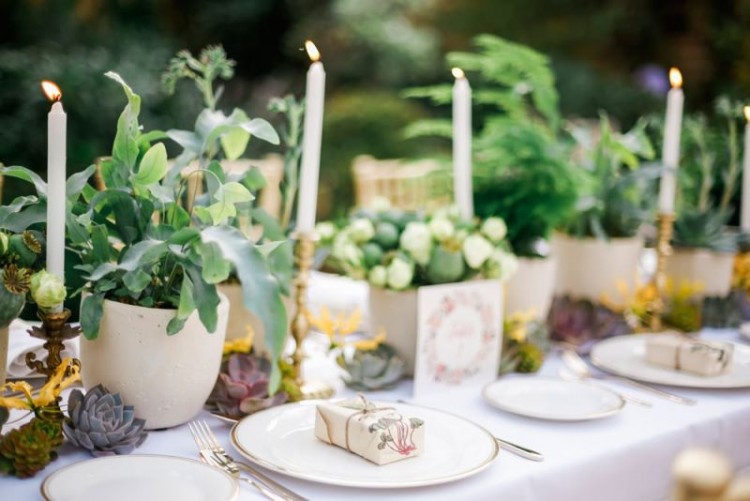 Romantic Botanical Greenhouse Wedding Inspiration