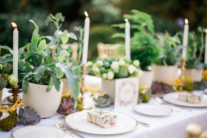 Picture Of romantic botanical greenhouse wedding inspiration  27