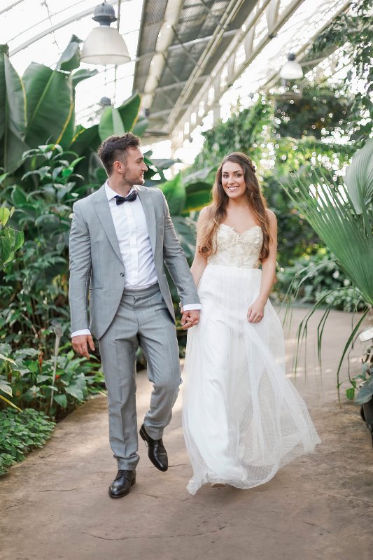 Picture Of romantic botanical greenhouse wedding inspiration  30