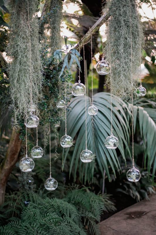 Picture Of romantic botanical greenhouse wedding inspiration  4