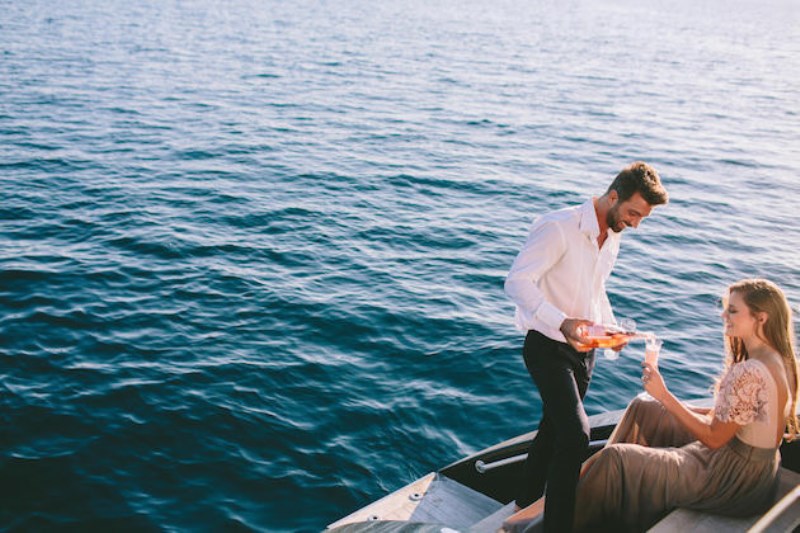 Romantic nautical themed anniversary session on a yacht  20