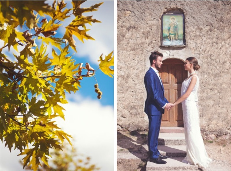 Romantic wedding elopement inspiration on lake doxa greece  24