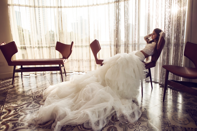 Sexy mix and match bridal dress 2016 collection from famous zahavit tshuba  13