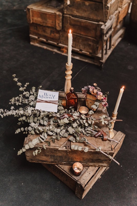 Stylish Industrial And Rustic Inspired Wedding Ideas