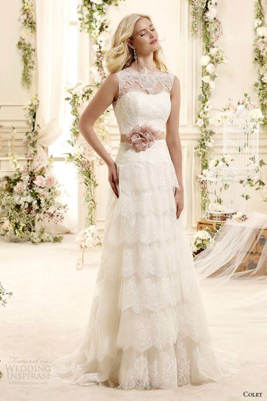 Picture Of the hottest 2016 wedding trend 16 flirty tiered gowns for a bride  8