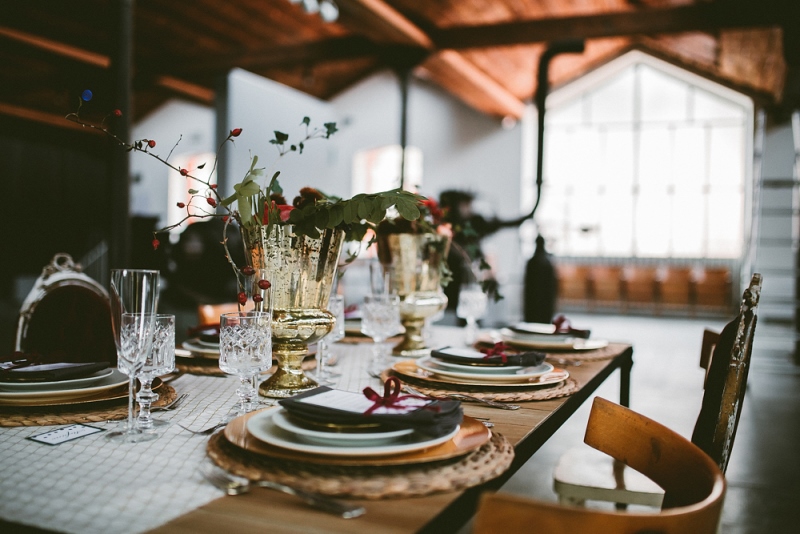 Unique industrial and vintage inspired fall italian wedding  19
