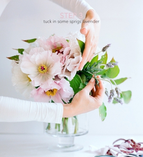 Beautiful DIY Bridal Peony Bouquet