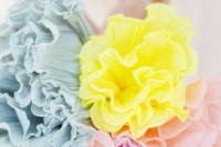DIY Crepe Paper Flower Bouquet For Your Wedding Decor 2