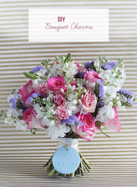 Pretty DIY Bouquet Charms