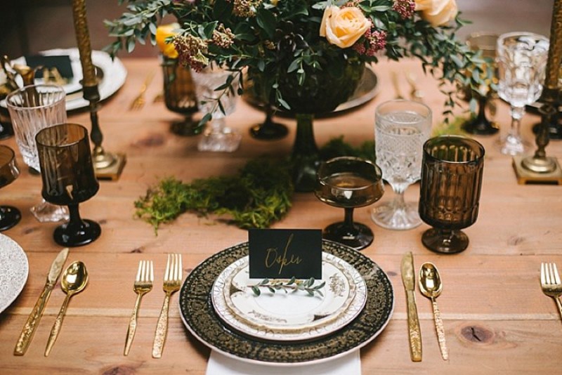 Picture Of boho meets industrial wedding inspiration  10