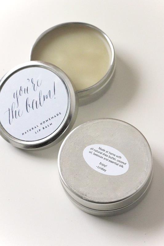 Lovely DIY Natural Lip Balms For Your Bridesmaids To Be