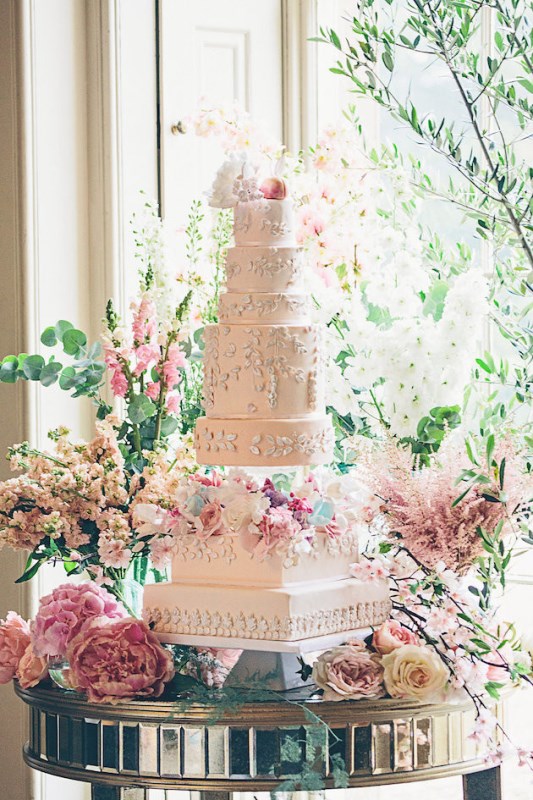 Picture Of sleeping beauty inspired wedding shoot with an insanely pretty floral installation  11