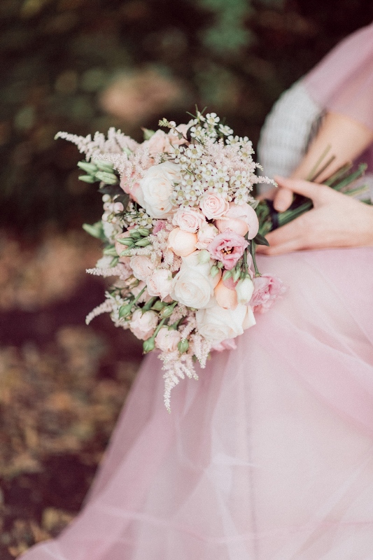 Timeless “My Fair Lady” Inspired Bridal Shoot With Fabulous Pink Gowns