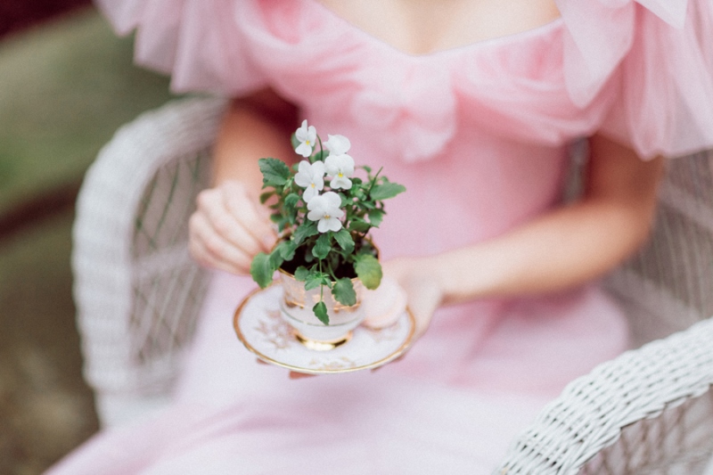 Timeless my fair lady inspired bridal shoot with fabulous pink gowns  8