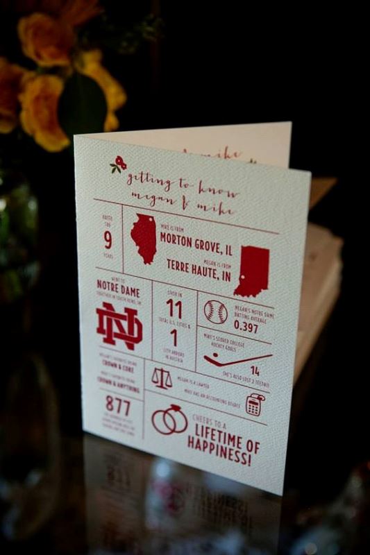 Picture Of beautiful and fun wedding programs to get inspired  11