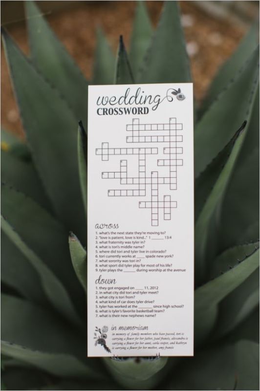 Picture Of beautiful and fun wedding programs to get inspired  20