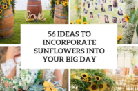 26 Ideas To Incorporate Sunflowers Into Your Big Day 27