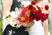 Chic DIY Ombre Floral Wedding Centerpiece 5