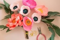 Gentle DIY Paper Flower Bouquet For Your Wedding 7