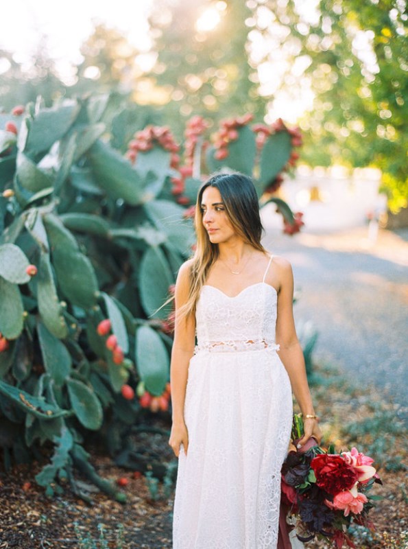 Fall Jewel Toned Rustic Ranch Wedding Inspiration