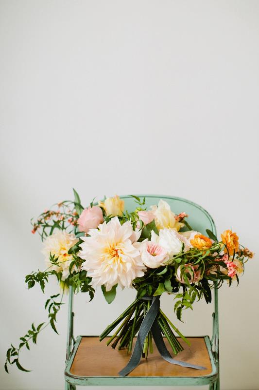 Mint And Rose Gold Wedding Shoot With Three Eclectic Table Designs