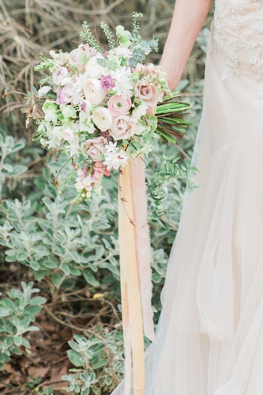 Rose Quartz And Serenity Bridal Shoot At The South Farm