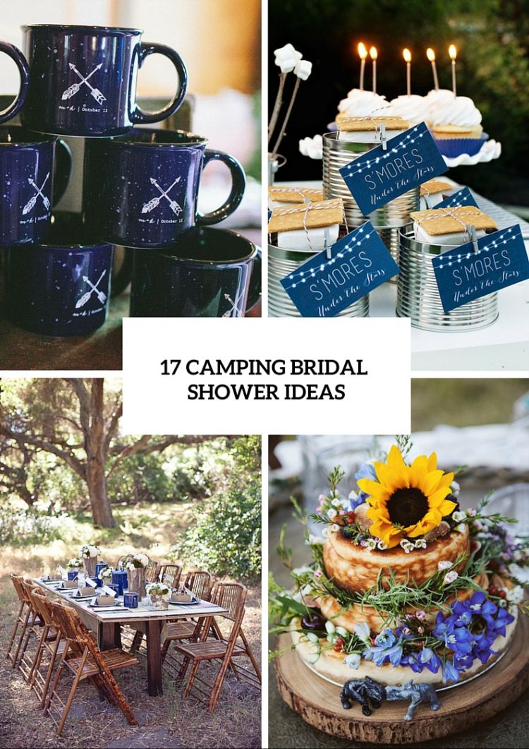 16 Cozy And Fun Camping Bridal Shower Ideas
